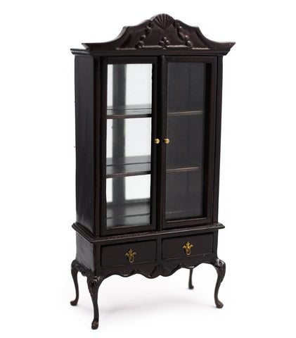 Vintage Bespaq Display Cabinet, Dark Walnut