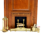 Fireplace Fender, Pounded Bronze by Brooke Tucker