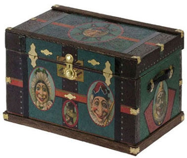 Lithograph Wooden Trunk Kit, Punch and Judy