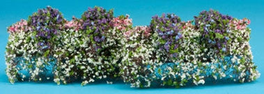 Window Box, Set of Two, Pink, Purple and White