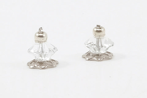 Crystal Salt and Pepper Shakers