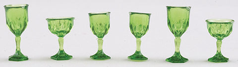 Stemware Set, Green