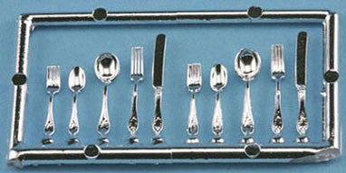 Silverware Set, Silver, by Chrsynbon