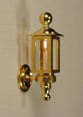 Coach Lamp Brass Clare- Bell, PAIR