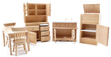 Kitchen Set, Old Fashioned 6 Piece Set Oak