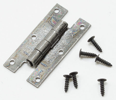 H Hinges W/Nails, 4/PK, Pewter