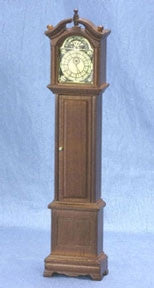 Grandfather Clock, Walnut Finish