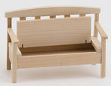 Unfinished Garden Bench
