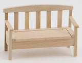 Unfinished Garden Bench