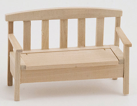 Unfinished Garden Bench