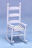 Rocker,  Ladder Back, White