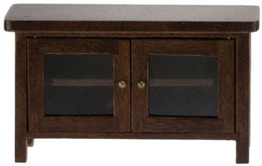 TV Stand, Walnut, with Cabinets