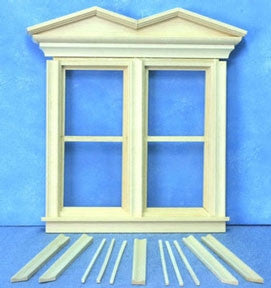 Victorian Hooded Double Window, NON Working