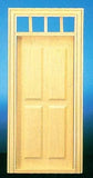 Traditional Four Panel Door w/ Transom