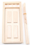 Traditional Four Panel Door w/ Transom