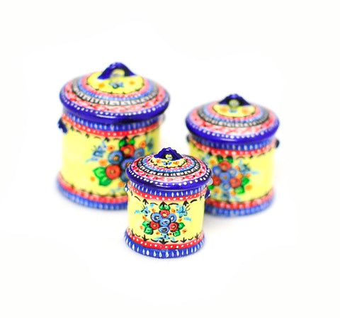 Polish Pattern Canister Set by Christopher Whitford