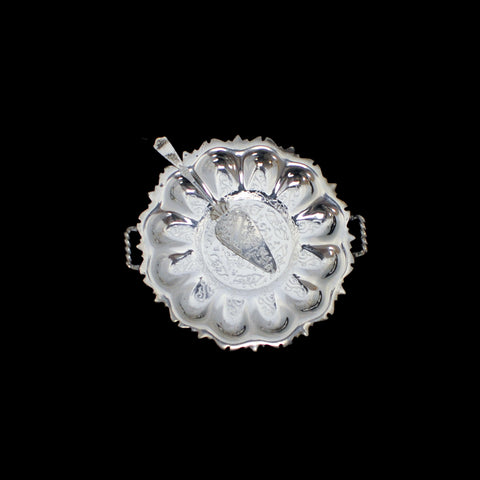 Serving Platter and Server, Sterling Silver by Geoffrey Bishop