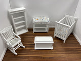 Three Piece Nursery Set with Dinosaur Print