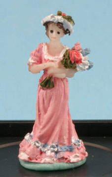 Victorian Lady in soft pink by Jeannetta Kendall