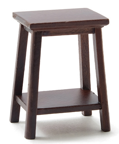 Fern Stand, Medium, Walnut Finish