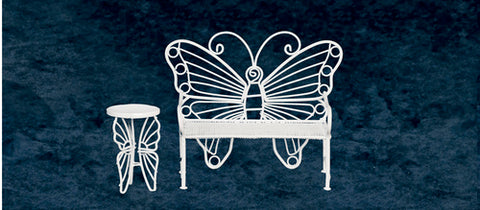 Butterfly Bench and Table