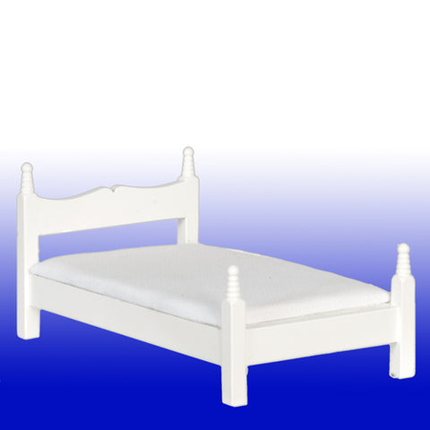 Twin Bed, White