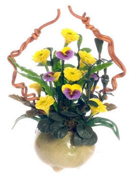Yellow Mum Floral Arrangement, LIMITED STOCK
