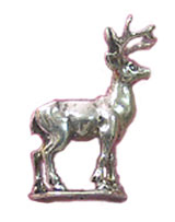 Sterling Deer Statue