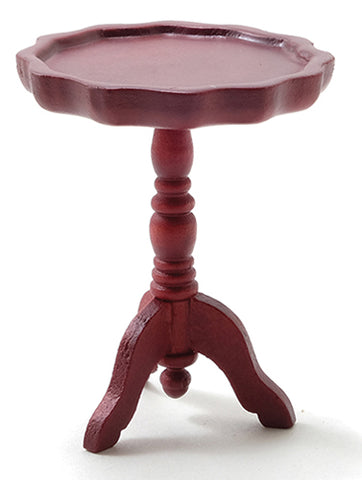 Pie Crust Side Table, Mahogany