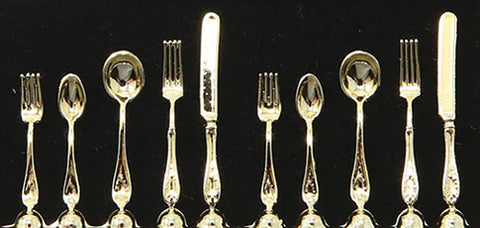 Tableware Set, Gold, by Chrsynbon