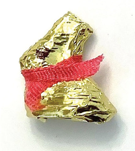 Swiss Chocolate Bunny in Gold Foil