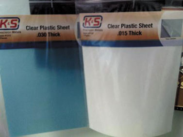 Clear Plastic Sheet for Window Replacement .015 thick, 2 Sheets