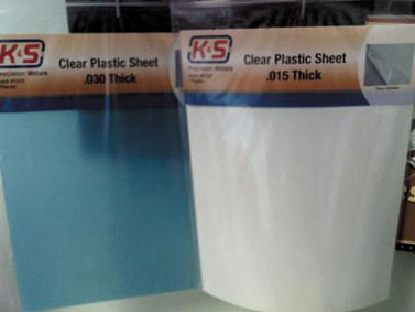 Clear Plastic Sheet for Window Replacement .030