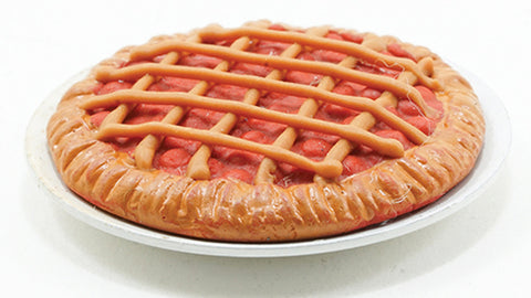 Cherry Pie on Plate