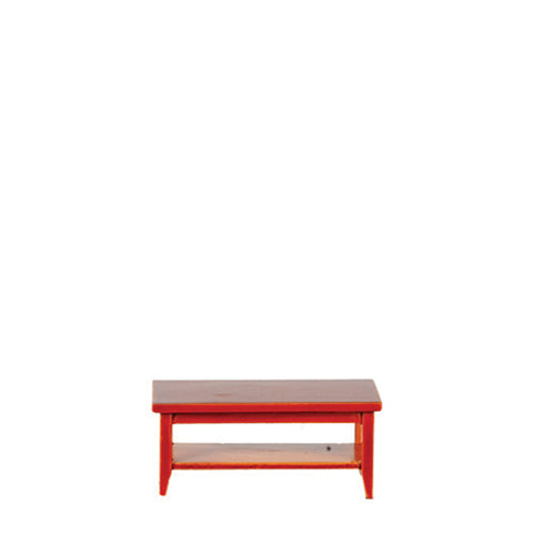 Coffee Table with Shelf, Walnut