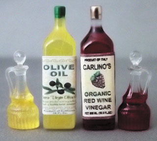 Miniature Salad Dressing Set