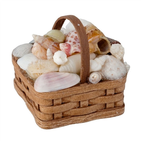 Basket of Seashells by Al Chandronnait