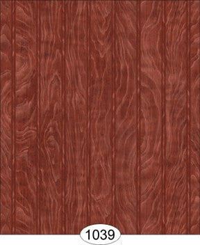 Beadboard Wallpaper, Burgandy Tone
