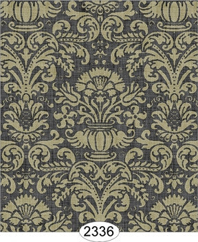 Annabelle Damask Black with Cream