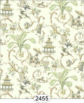 Wallpaper - Cozy Cottage Chinoiserie - Cream