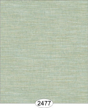 Wallpaper - Cozy Cottage Grasscloth - Blue