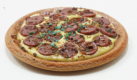 Pepperoni Pizza with Herbs