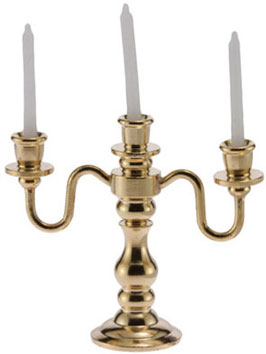 VINTAGE BRASS CANDELABRA New Model, Solid Brass 5 Arm Candle