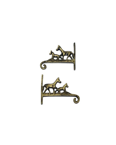 Wall Bracket Set, Horse Themed