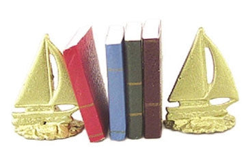 Sailboat Bookend Set