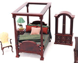 The Carolina Bedroom Set, Mahogany Finish