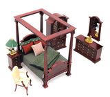 The Carolina Bedroom Set, Mahogany Finish