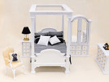 The Carolina Bedroom Set, White Finish