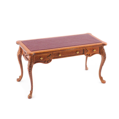Leather Top Desk, Walnut