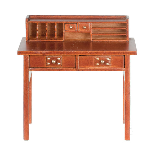 Mission Style Desk, New Walnut Finish